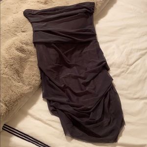 AQUA Strapless Tube Dress